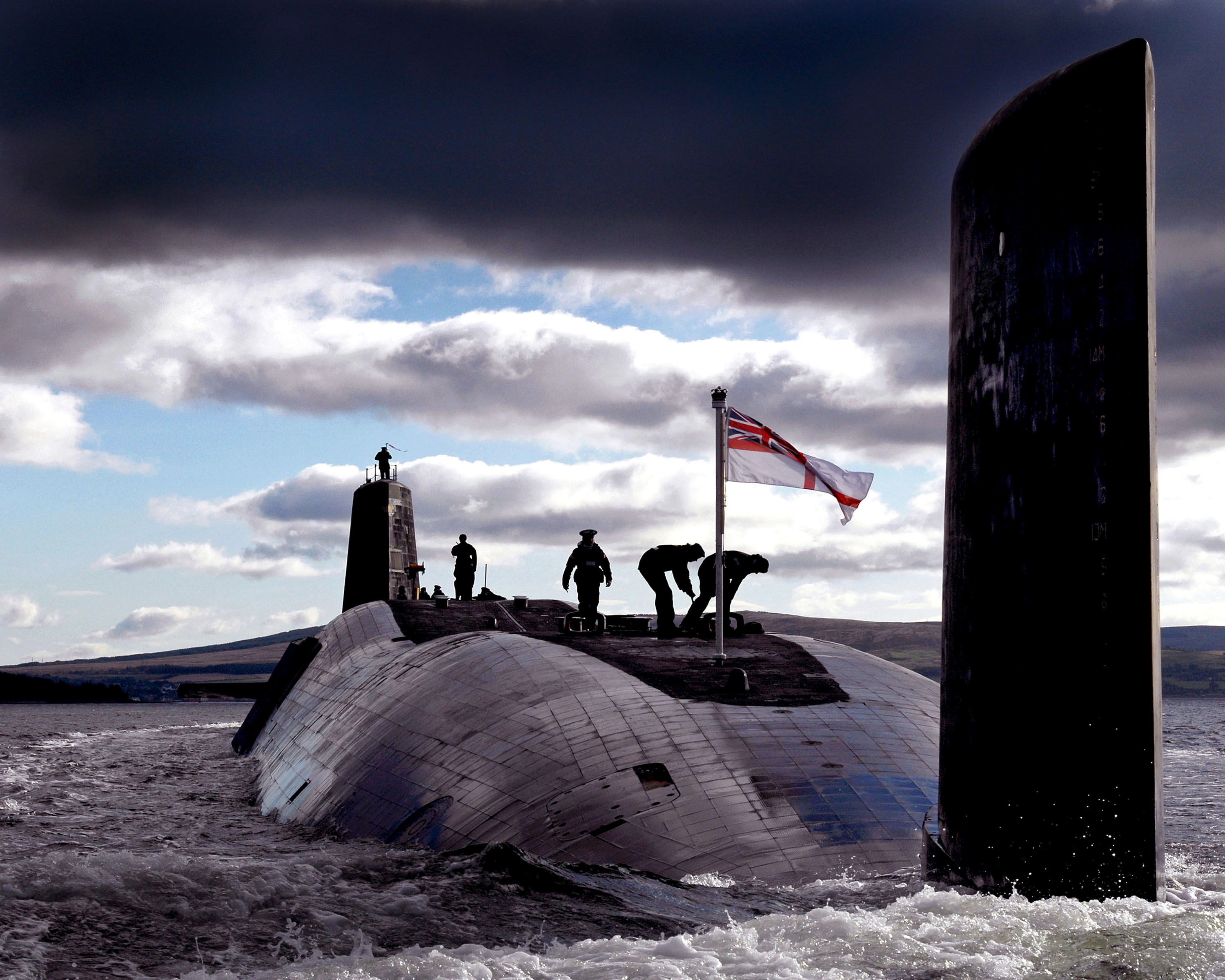 On board Britain's nuclear submarine Trident