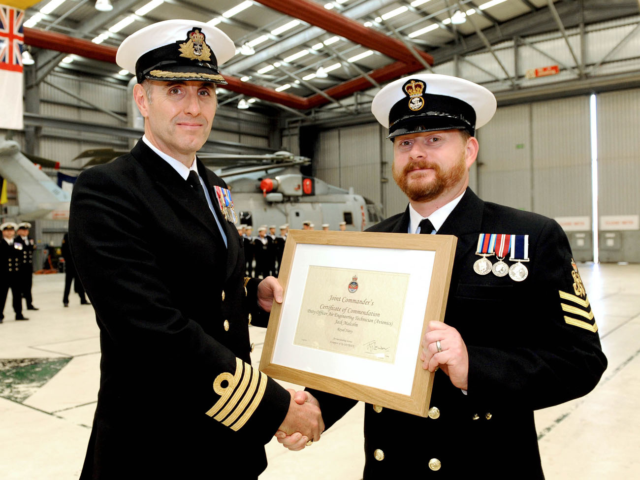 Commendations for Gritrock squadron sailors | Royal Navy