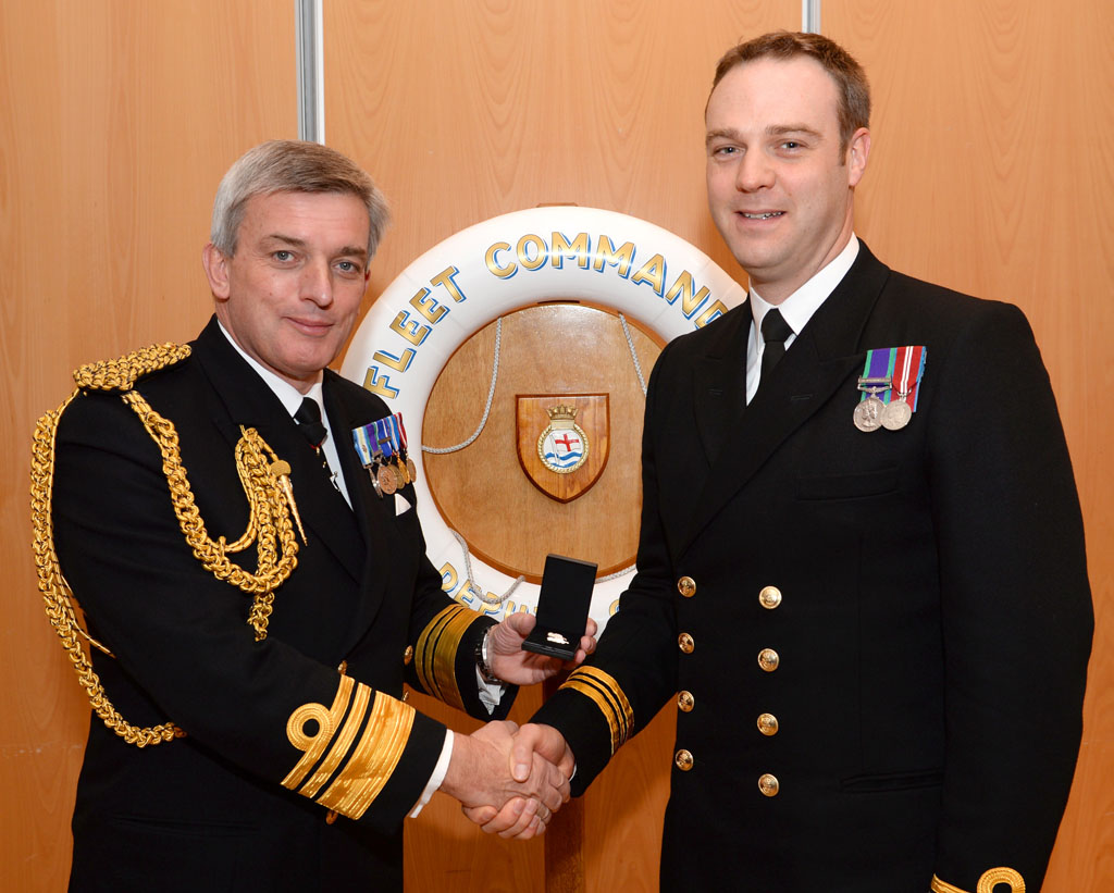 Personnel honoured with Fleet Commander Commendations | Royal Navy