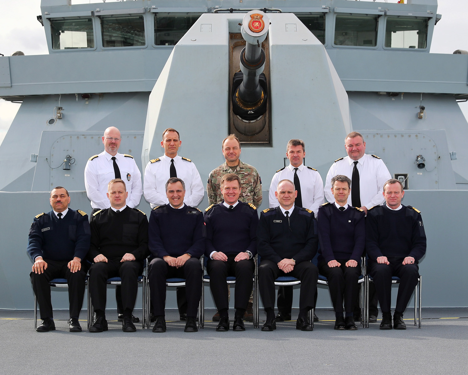 Joint Expeditionary Force (Maritime) conference in Portsmouth Royal Navy