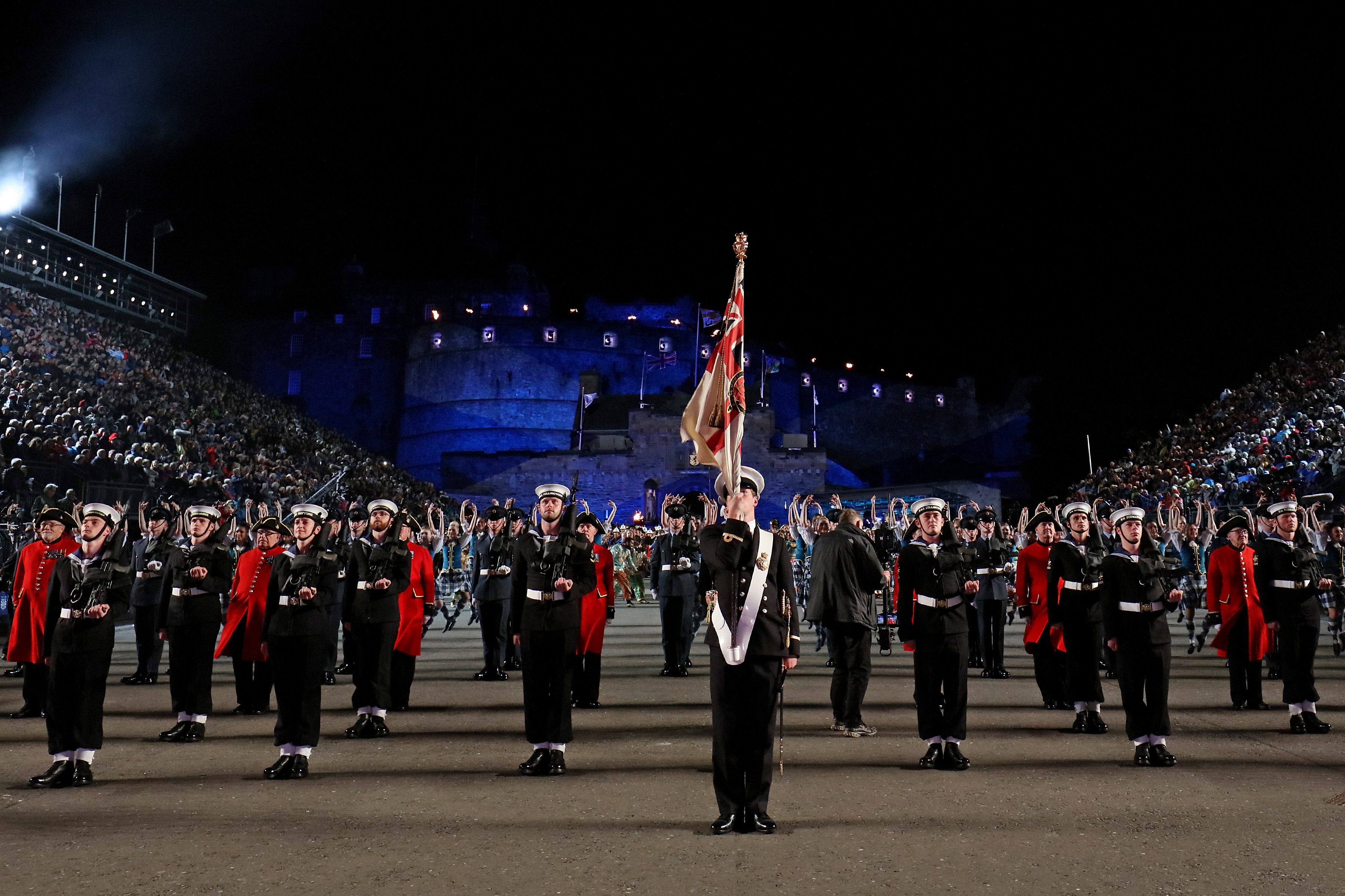 Naval Service personnel in the Royal Edinburgh Military Tattoo