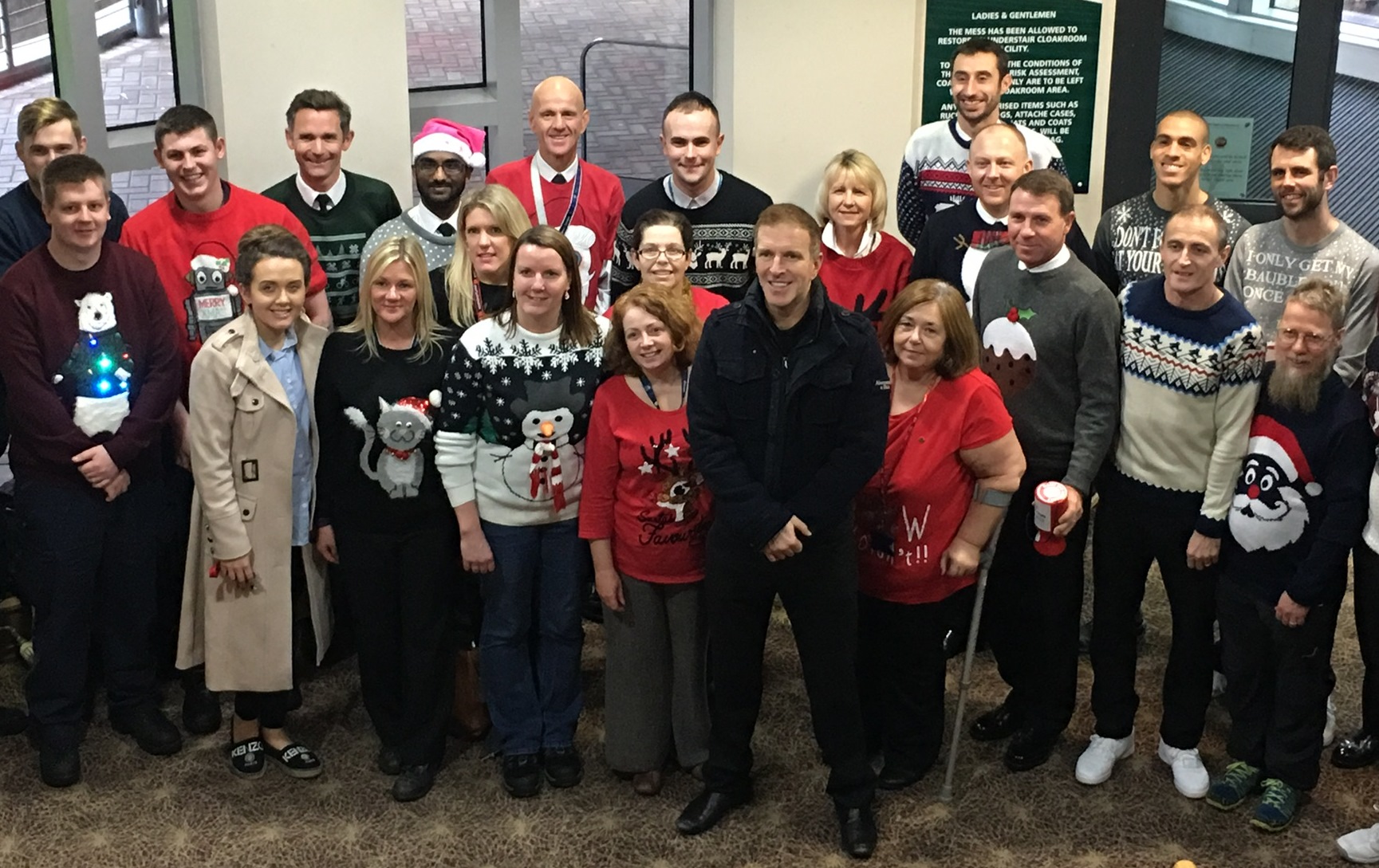 Clyde Naval Base raises Cash for Kids during Christmas Jumpers to Work ...