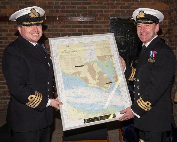 HMS Collingwood says goodbye to executive officer | Royal Navy
